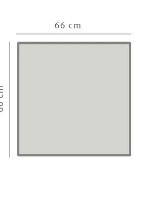 Taburet BOLZANO 66x66 cm bez úložného prostoru VÝBĚR TKANIN Odeslání Ihned