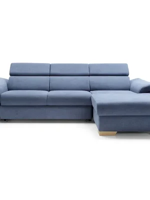 Akční Nabídka Sedací souprava BOLZANO 276x175 cm rozkládací + úložný prostor pravá VÝBĚR TKANIN