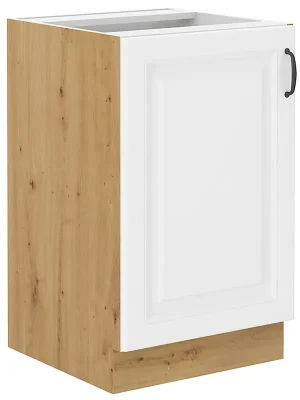 Super Cena STILO ab dolní skříňka 50ZL 1F na dřez 50 cm artisan/bílá UNI dvířka