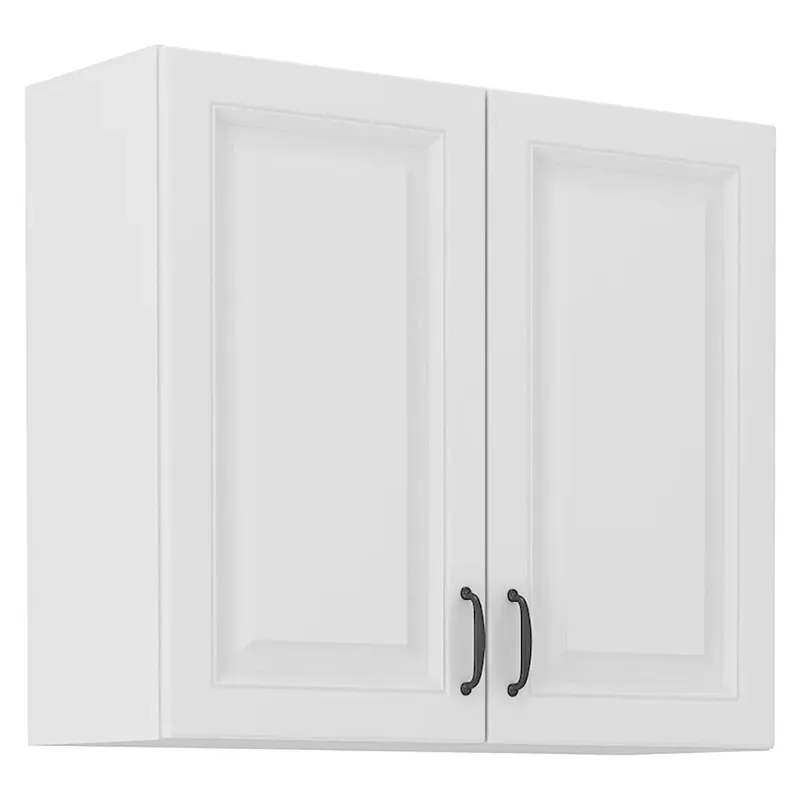 STILO bb horní skříňka 80G-72 2F s 2 policemi 80 cm bílá/bílá mat Sleva