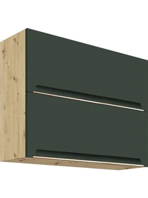 Aktuální GLAMOUR z horní skříňka výklopná GLA-48G 80 cm zelená mat