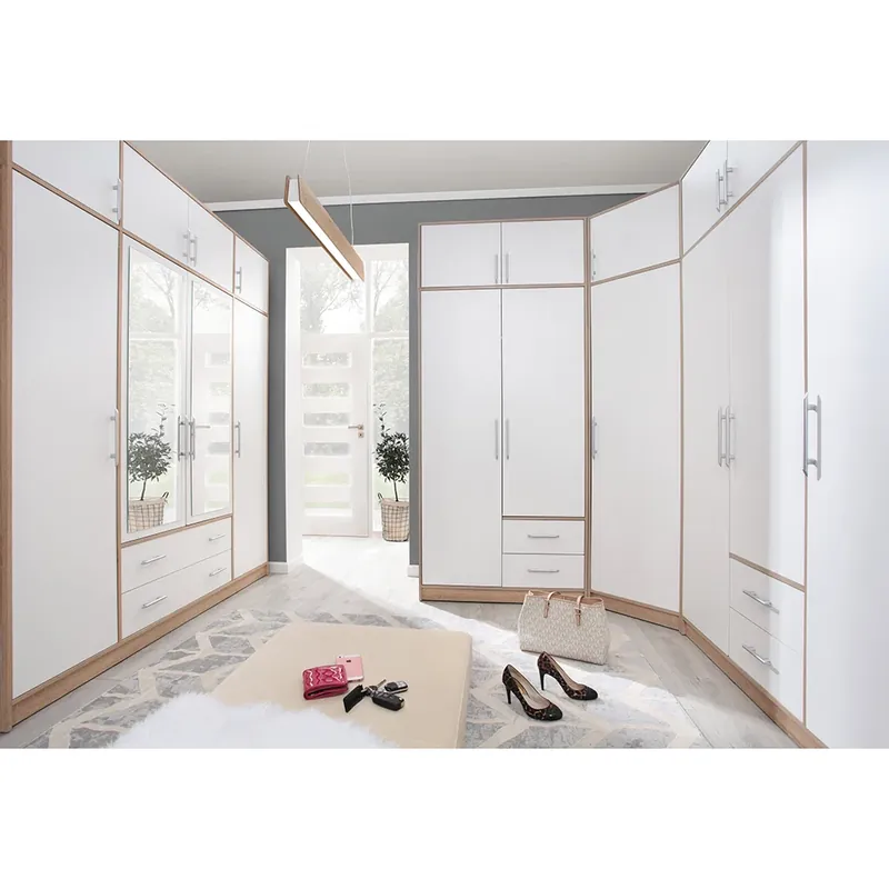 Jen Po Omezenou Doba SMART sb sestava šatních skříní 200 cm + 195x245 cm sonoma/bílá