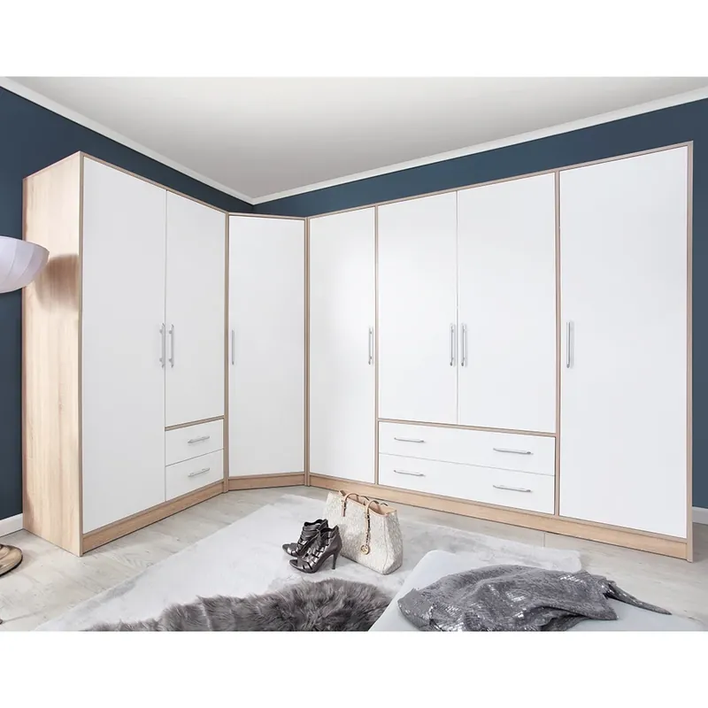 SMART sb sestava šatních skříní 195x295 cm sonoma/bílá Finální Výprodej