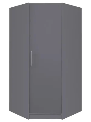 SMART a rohová šatní skříň SR4 95x95 cm UNI dvířka antracit Dokud Zásoby Vydrží
