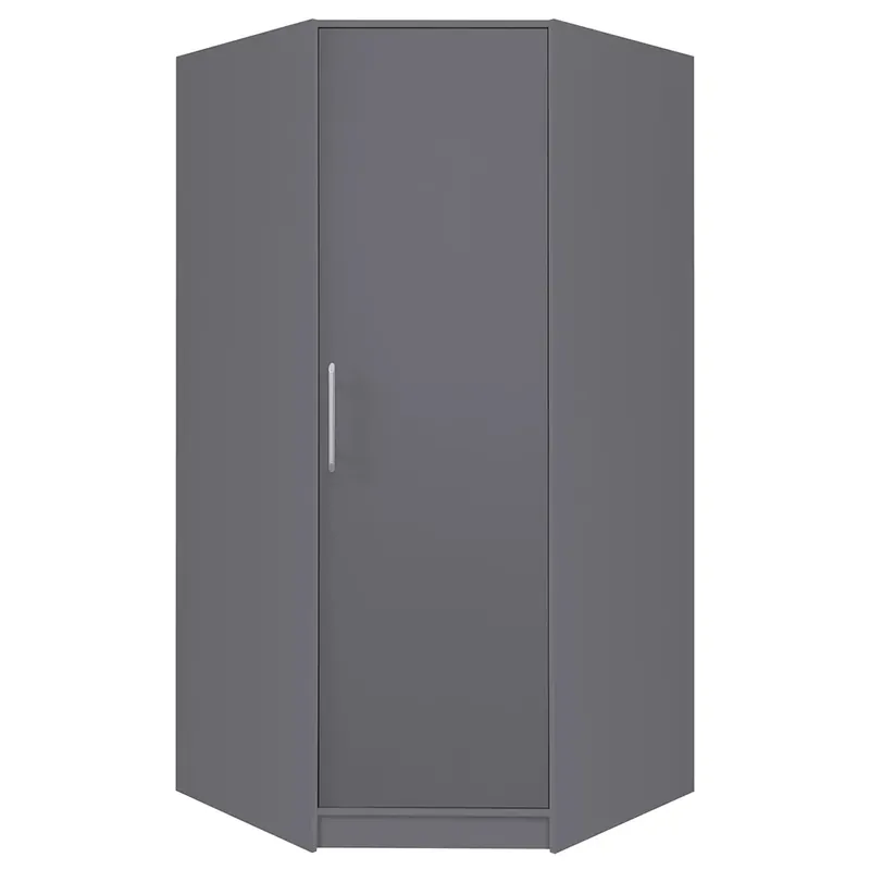 SMART a rohová šatní skříň SR4 95x95 cm UNI dvířka antracit Dokud Zásoby Vydrží