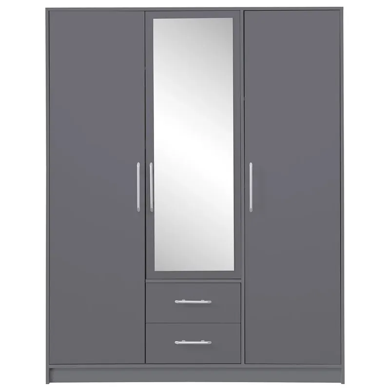 SMART a šatní skříň SRL2 + zrcadlo 150 cm antracit Hit Sezóny