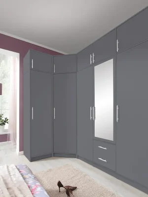 SMART a sestava šatních skříní 145x245 cm antracit Cenová Bomba