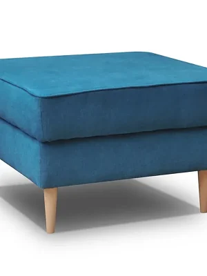 Vrácení Zdarma Taburet TIVOLI 68x68 cm bez úložného prostoru VÝBĚR TKANIN a NOŽIČEK