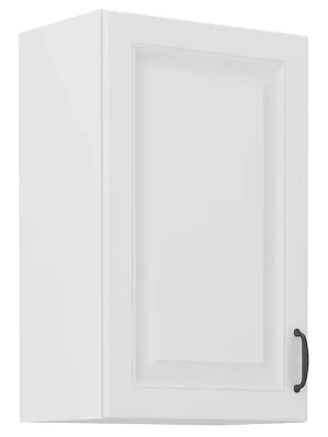STILO bb horní skříňka 50G-72 1F s 2 policemi 50 cm bílá/bílá mat UNI dvířka Sleva