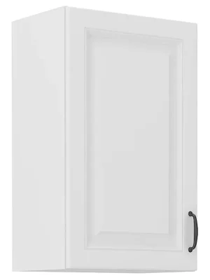 STILO bb horní skříňka 45G-72 1F s 2 policemi 45 cm bílá/bílá mat UNI dvířka Akční Nabídka