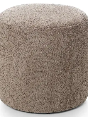 Taburet ROLL 45 ⌀ 46 cm kulatý VÝBĚR TKANIN Ověřený