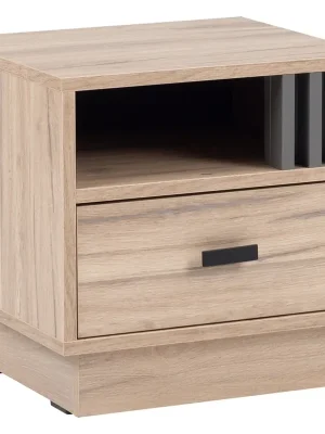 ALLMO noční stolek AL20 40 cm dub estana/antracit Cenově Výhodný