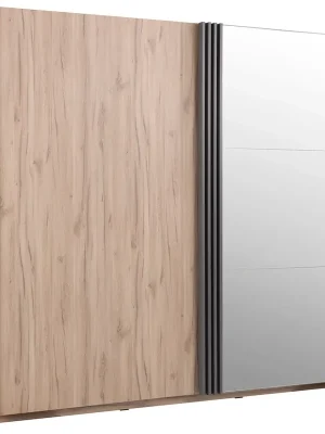 ALLMO šatní skříň AL15 215 cm dub estana/antracit Horká Nabídka