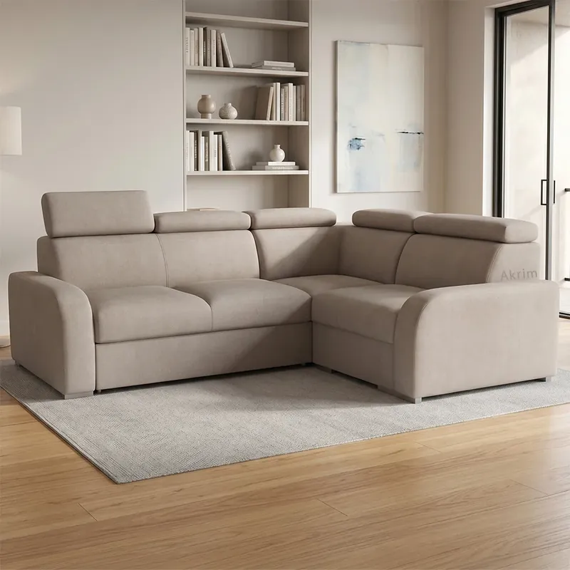 Super Cena Sedací souprava OSLO L 250x200 rozkládací + úložný prostor VÝBĚR TKANIN