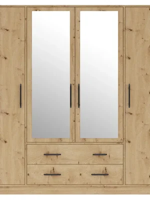 SMART r šatní skříň SRL1 + zrcadlo 200 cm artisan Levný