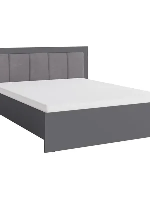 SMART a dvoulůžko postel SR6 s úložným prostorem + rošt 160x200 cm antracit Nejlepší Volba