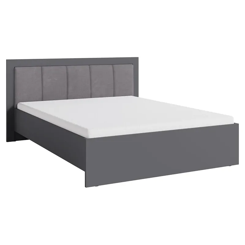 SMART a dvoulůžko postel SR6 s úložným prostorem + rošt 160x200 cm antracit Nejlepší Volba
