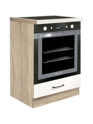 SMART b dolní skříňka SM-17D na vestavnou troubu 60 cm VÝBĚR KORPUSU bílá mat Nízká Cena