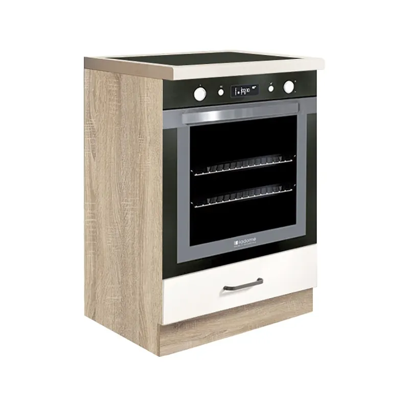 SMART b dolní skříňka SM-17D na vestavnou troubu 60 cm VÝBĚR KORPUSU bílá mat Nízká Cena