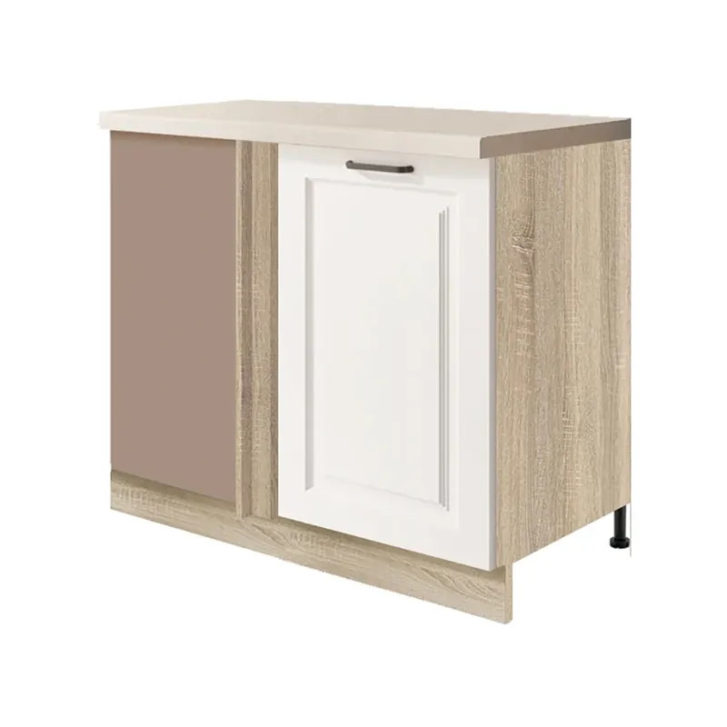 SMART b dolní skříňka SM-25D rohová 60x110 cm VÝBĚR KORPUSU bílá mat Originální