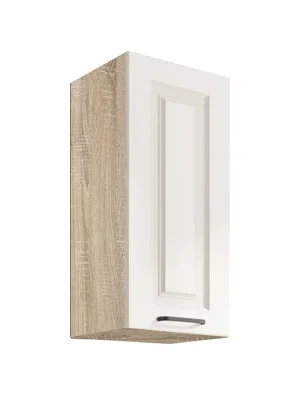 Vysoce Kvalitní SMART b horní skříňka SM-30G 30 cm VÝBĚR KORPUSU UNI dvířka bílá mat