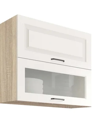 SMART b horní skříňka výklopná SM-41G 80 cm VÝBĚR KORPUSU a KOVÁNÍ bílá mat Aktuální