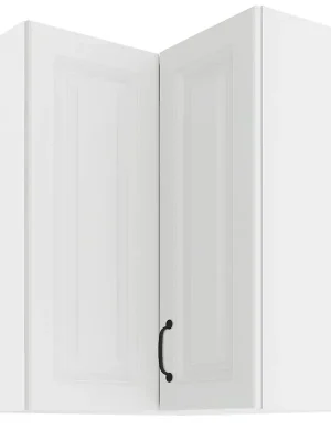 STILO bb horní skříňka 60x60 GN-72 2F 90° rohová s 2 policemi 60x60 cm bílá mat Akce