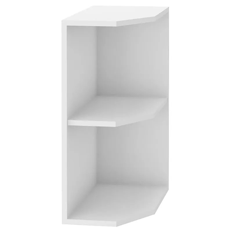Koupit Online LUNA bb dolní regál 30 D ZAK zakončovací s policemi 30 cm UNI provedení bílá mat