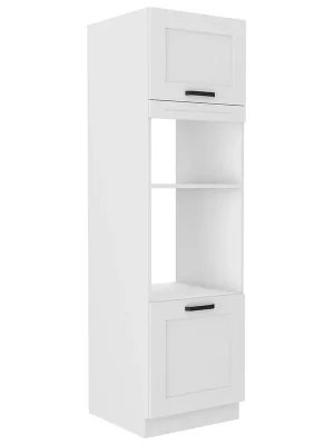 Výhodná Nabídka LUNA bb vysoká skříňka 60 DPM-210 2F na vestavnou troubu a mikrovlnku 60 cm UNI dvířka bílá
