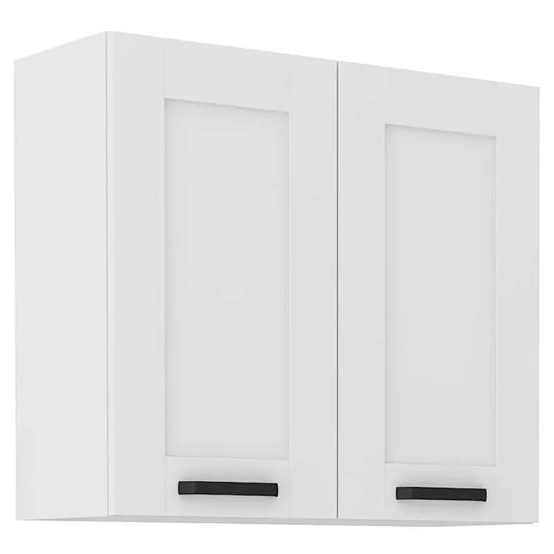 Značkový LUNA bb horní skříňka 80 G-72 2F s policemi 80 cm bílá mat