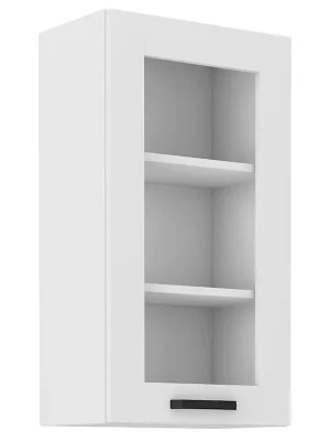 Top Prodej LUNA bb horní skříňka 40 GS-90 1F s policemi 40 cm VYSOKÁ UNI dvířka bílá mat
