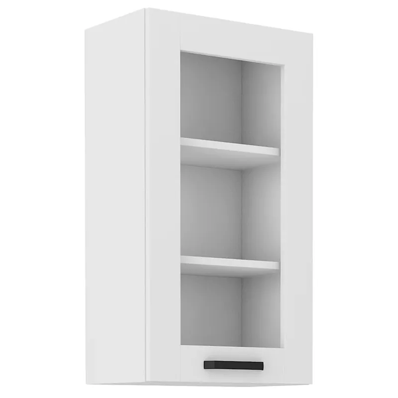 Top Prodej LUNA bb horní skříňka 40 GS-90 1F s policemi 40 cm VYSOKÁ UNI dvířka bílá mat