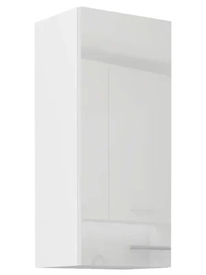 Top Prodej LARA wh horní skříňka 40G-90 1F s policemi 40 cm UNI dvířka VYSOKÁ bílá lesk