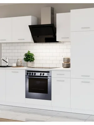 Výhodná Nabídka Kuchyňská linka TONI 260 cm S PRACOVNÍ DESKOU bílá/bílá