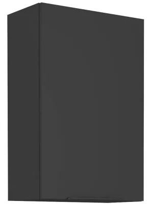 SIENA horní skříňka 60 G-90 1F s policemi 60 cm UNI dvířka VYSOKÁ černá Expresní Doručení