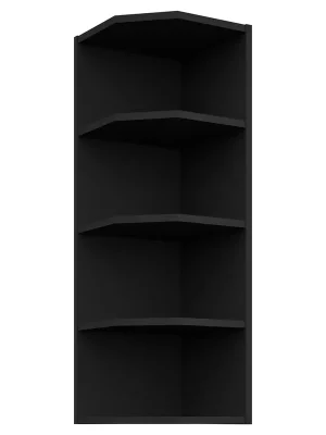 SIENA horní regál 30 G-90 ZAK ukončovací s policemi 30 cm UNI VYSOKÝ černá Oblíbený