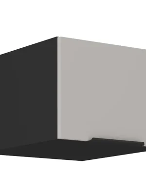 Zlevněný ARONA horní skříňka 50 NAGU-36 1F výklopná 50 cm HLUBOKÁ černá/kašmír