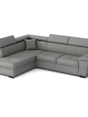 Sedací souprava Natan 202x270 cm LEVÁ rozkládací + úložný prostor VÝBĚR TKANIN Cenová Bomba