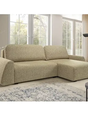 Super Cena Sedací souprava ALMI 275x160 cm PRAVÁ rozkládací + úložný prostor VÝBĚR TKANIN