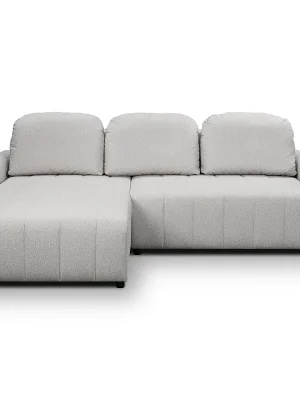 Sedací souprava LUNA 160x255 cm LEVÁ rozkládací + úložný prostor VÝBĚR TKANIN Nízká Cena