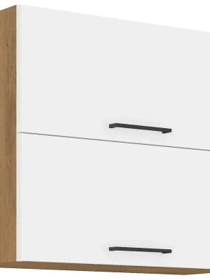 VIGO b horní skříňka 80GU-72 2F výklopná 80 cm lancelot/bílá lesk Speciální Cena