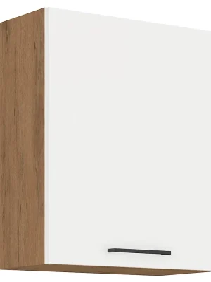 VIGO b horní skříňka 60G-72 1F s policemi 60 cm UNI dvířka lancelot/bílá lesk Novinka