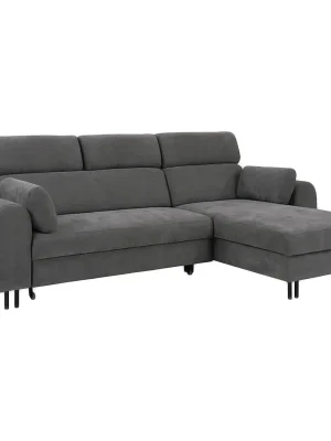Sedací souprava PORTA 252x171 cm rozkládací + úložný prostor + 2x polštářek VÝBĚR TKANIN Nakupujte Hned