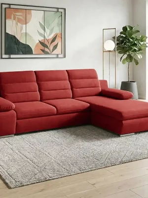 Sedací souprava GRECO MINI 278x185 cm PRAVÁ rozkládací + úložný prostor PET FRIENDLY Horká Nabídka