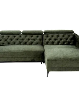 Sedací souprava KAVA 254x199 cm rozkládací + úložný prostor VÝBĚR TKANIN Originální