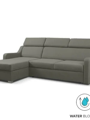 Speciální Cena Sedací souprava MIKELI 228x158 cm UNI rozkládací + úložný prostor AKCE šedá 17