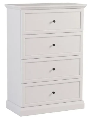 Super Cena LUCCA b komoda K4S 75,3 cm bílá