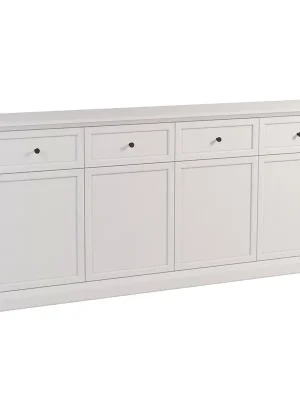Sleva LUCCA b komoda K4D4S 192,6 cm bílá