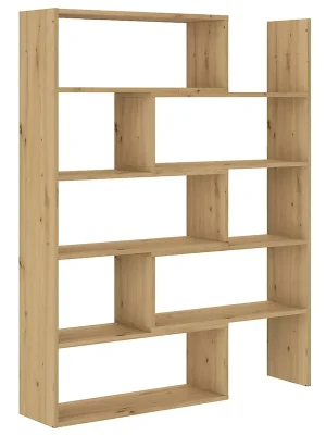 Akční Nabídka Regál KAROL 01 nastavitelná šířka 72,5-125 cm x 138 cm artisan lamino o síle 22 mm