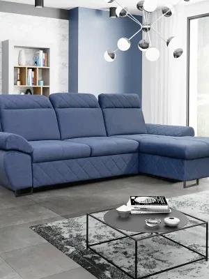 Sedací souprava SANTANA 267x169 cm rozkládací + úložný prostor VÝBĚR TKANIN Hit Sezóny